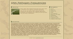 Desktop Screenshot of dnafrequencies.com