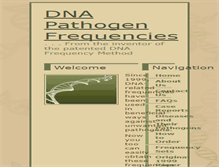 Tablet Screenshot of dnafrequencies.com